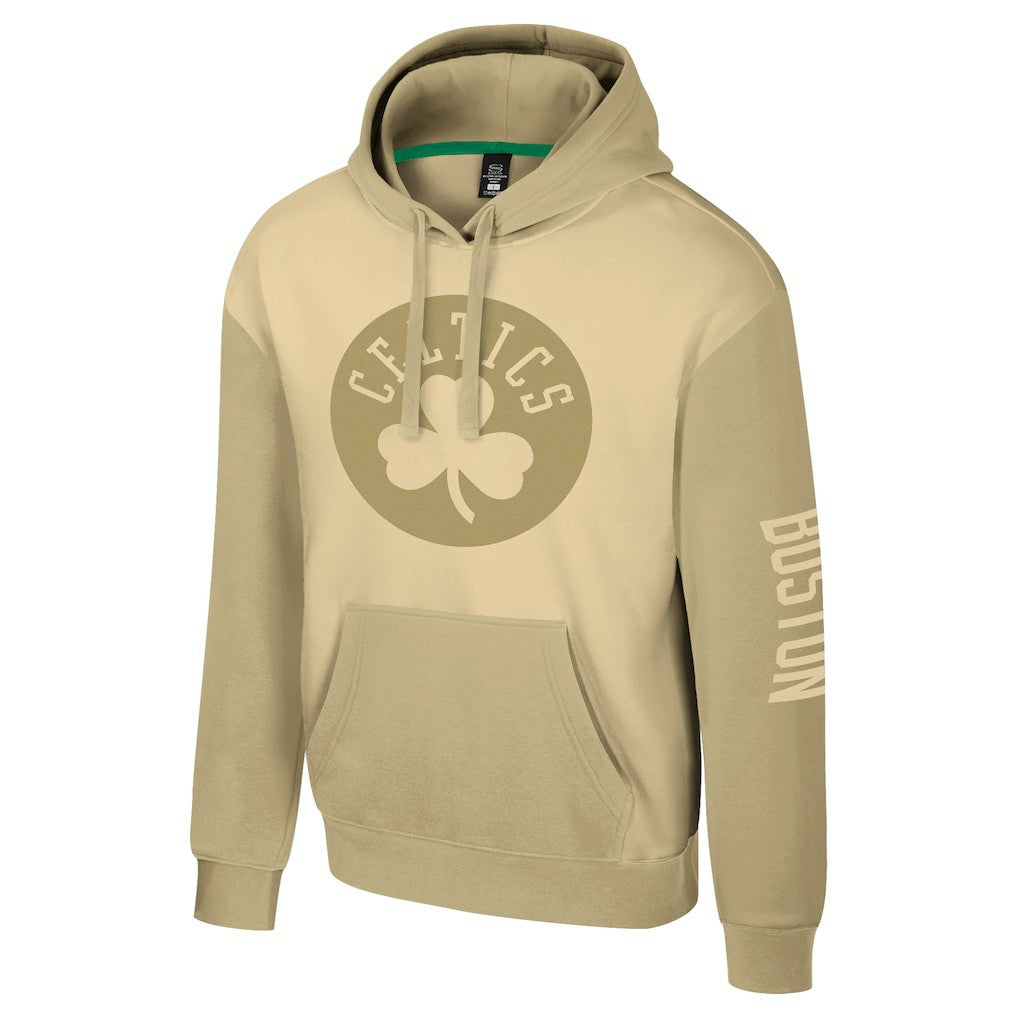 NBA - Boston Celtics Stadium Essentials Unisex Rafters Burst Hoodie - Khaki