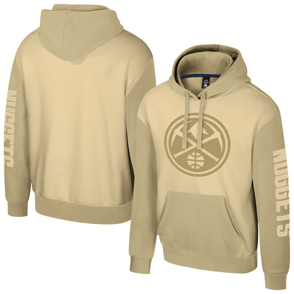NBA - Denver Nuggets Stadium Essentials Unisex Rafters Burst Hoodie - Khaki
