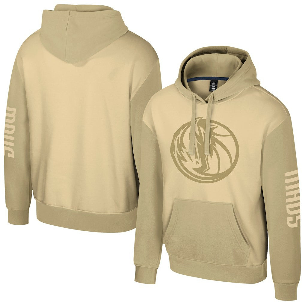 NBA - Dallas Mavericks Stadium Essentials Unisex Rafters Burst Hoodie - Khaki