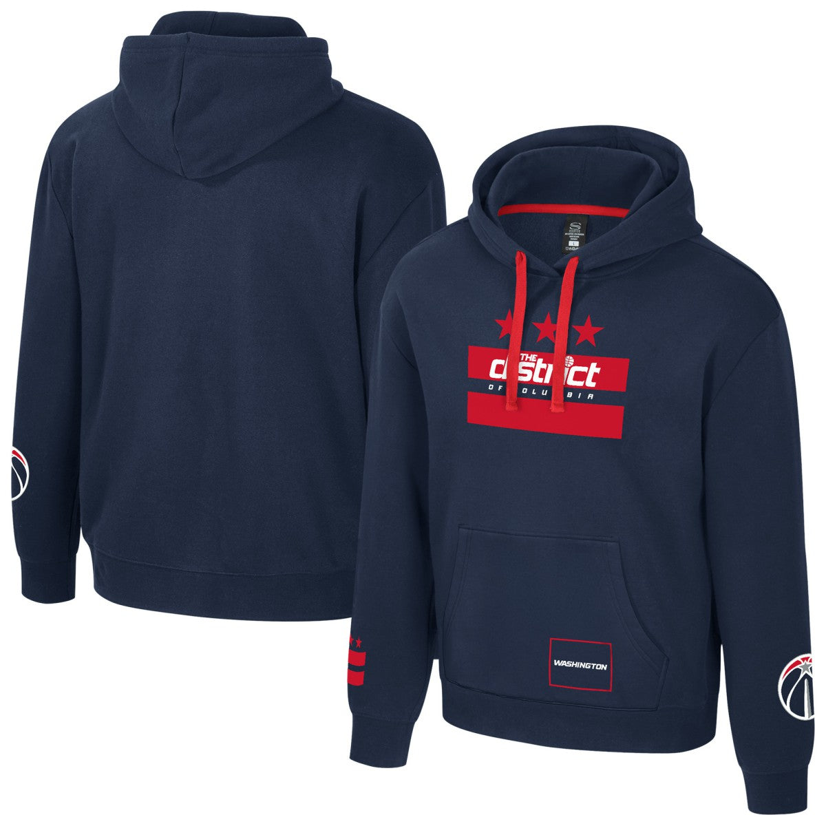 NBA - Washington Wizards Stadium Essentials Unisex City Star Hoodie - Navy