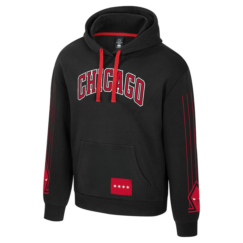 NBA - Chicago Bulls Stadium Essentials Unisex City Star Hoodie - Black