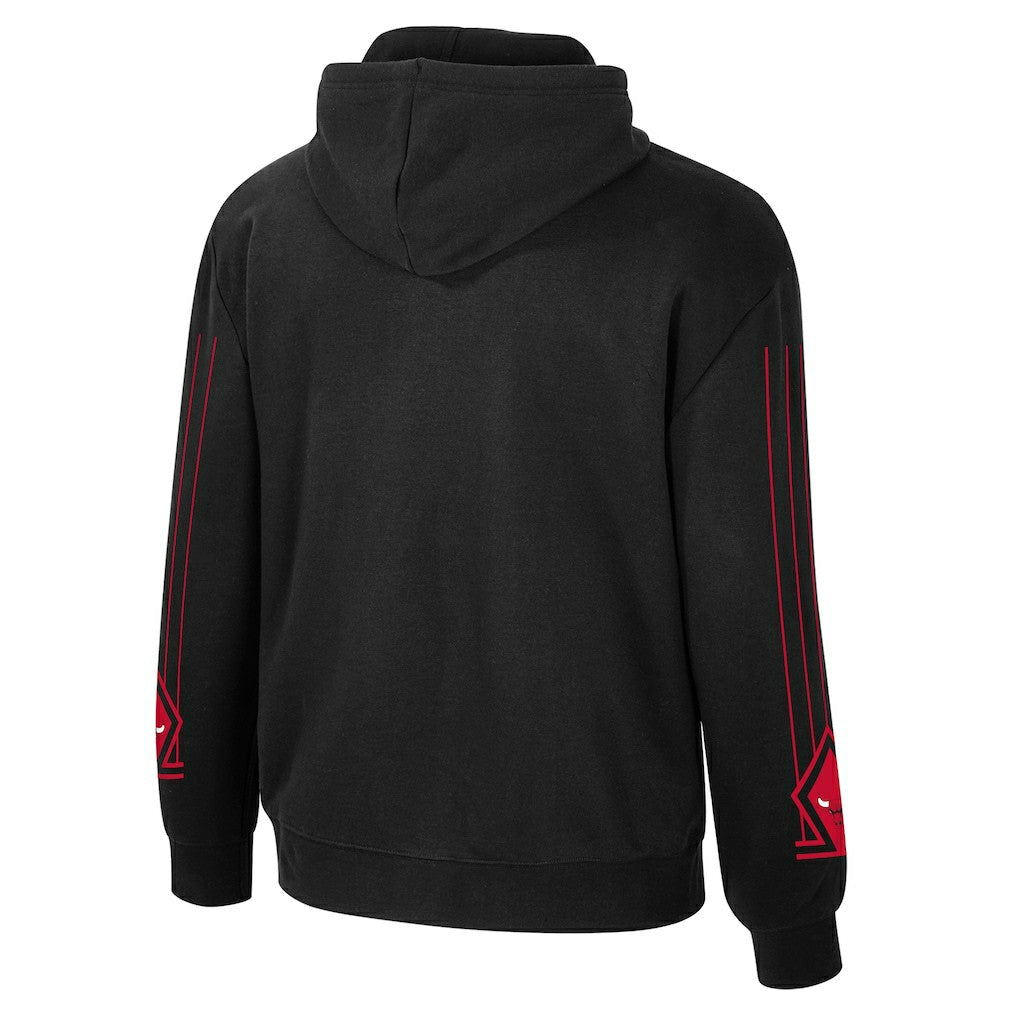 NBA - Chicago Bulls Stadium Essentials Unisex City Star Hoodie - Black