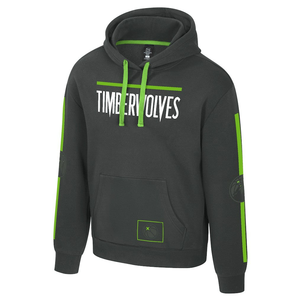 NBA - Minnesota Timberwolves Stadium Essentials Unisex City Star Hoodie - Charcoal