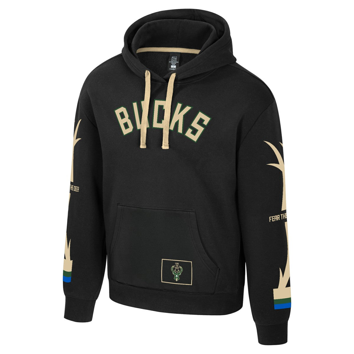 NBA - Milwaukee Bucks Stadium Essentials Unisex City Star Hoodie - Black