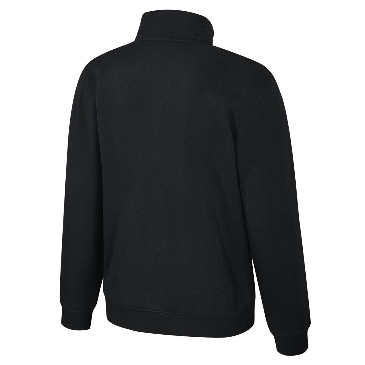 NBA - Los Angeles Lakers Stadium Essentials Unisex Varsity Trainer Quarter-Zip Pullover - Black