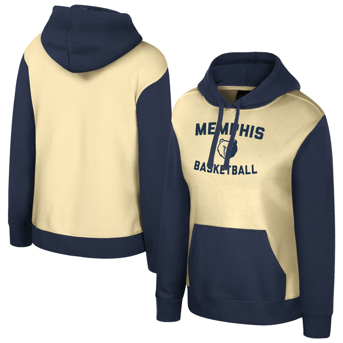 NBA - Memphis Grizzlies Stadium Essentials Women's Rafters Road Trip Hoodie - Cream