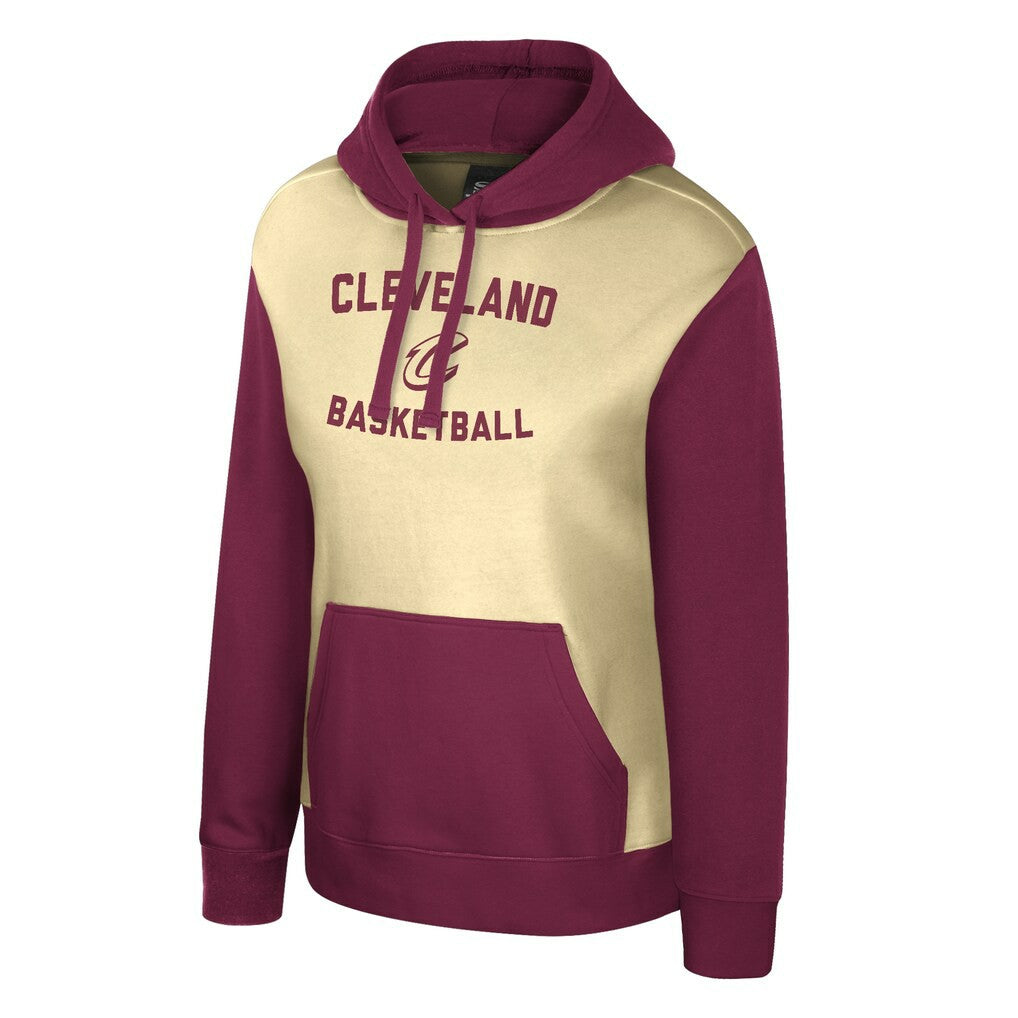 NBA - Cleveland Cavaliers Stadium Essentials Women's Rafters Road Trip Hoodie - Cream