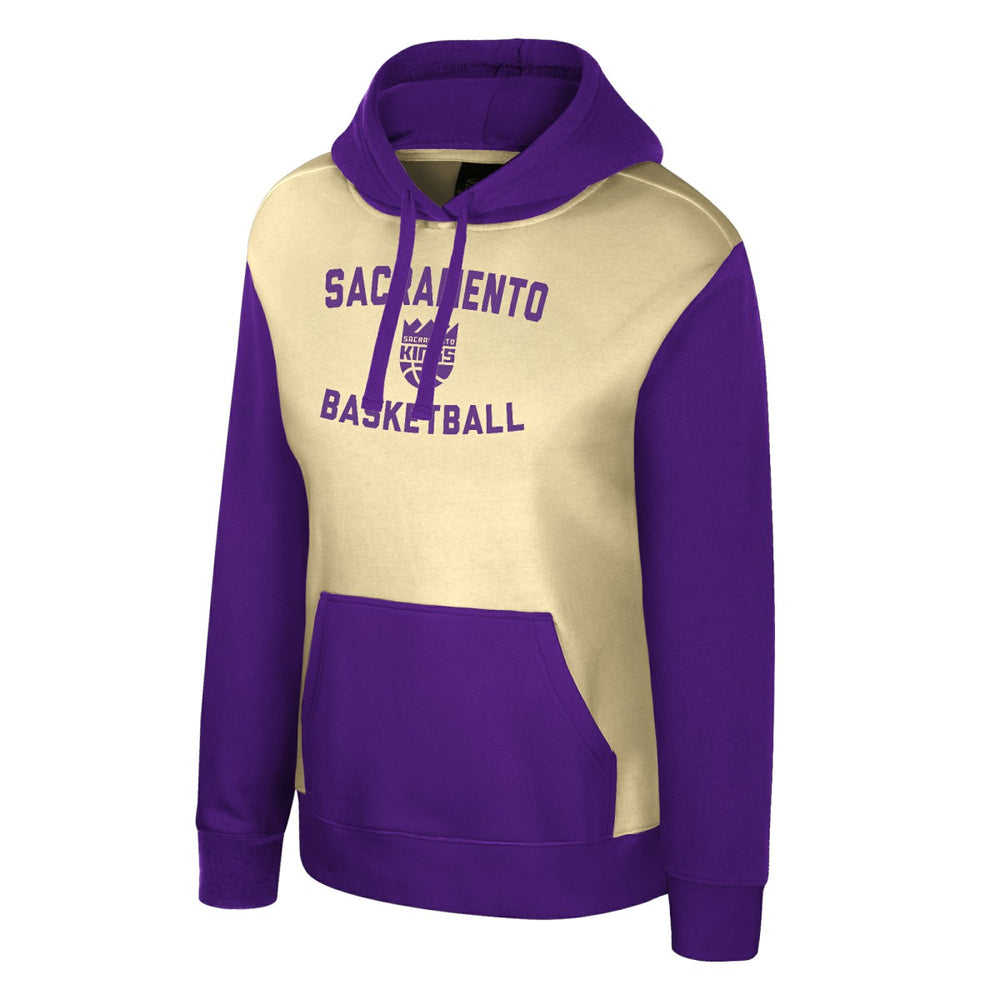 NBA - Sacramento Kings Stadium Essentials Women's Rafters Road Trip Hoodie - Cream