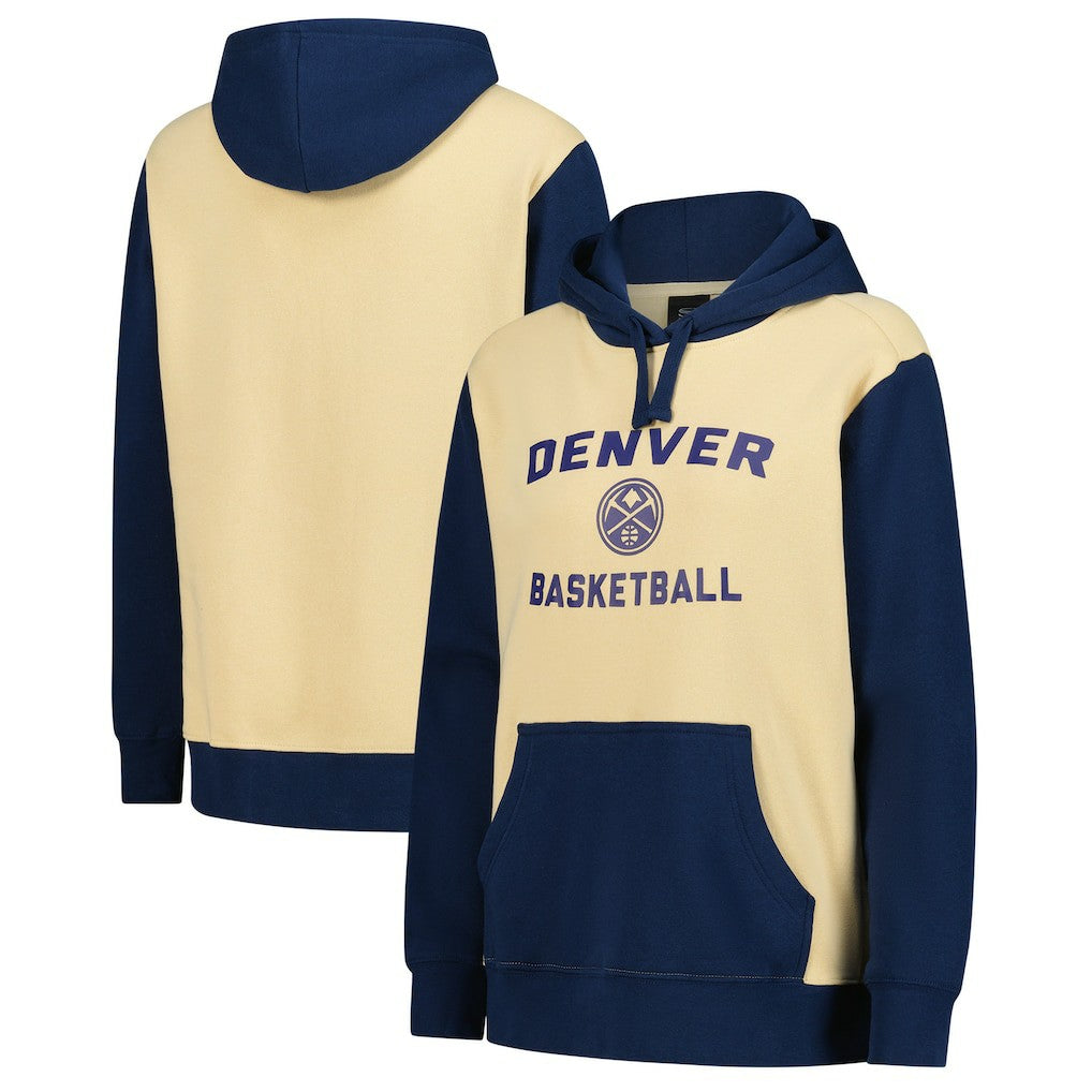 NBA - Denver Nuggets Stadium Essentials Women's Rafters Road Trip Hoodie - Cream