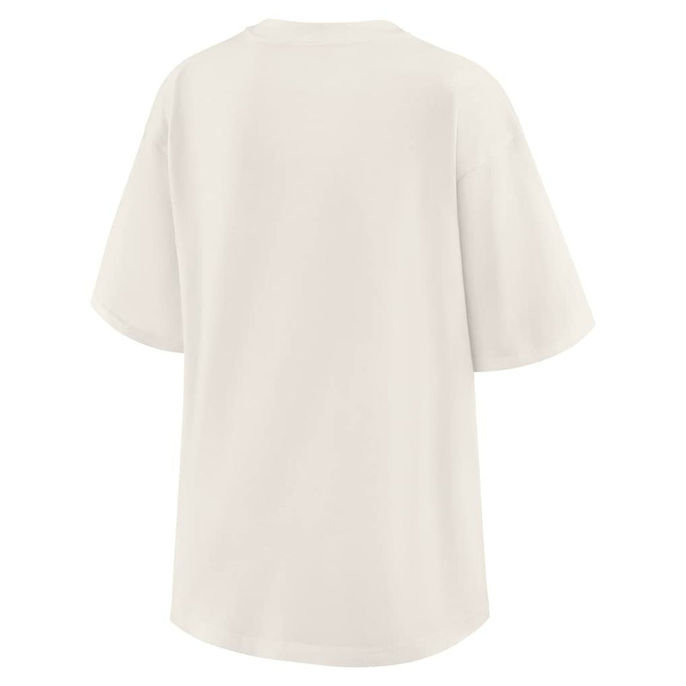 NBA - New York Knicks WEAR by Erin Andrews Women's Ball Boyfriend T-Shirt - Cream