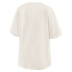 NBA - New York Knicks WEAR by Erin Andrews Women's Ball Boyfriend T-Shirt - Cream