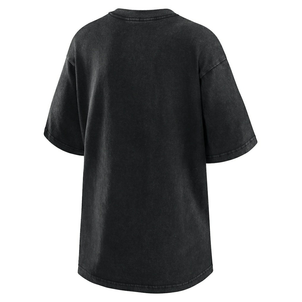 NBA - New York Knicks WEAR by Erin Andrews Women's Oversized Boyfriend T-Shirt - Black