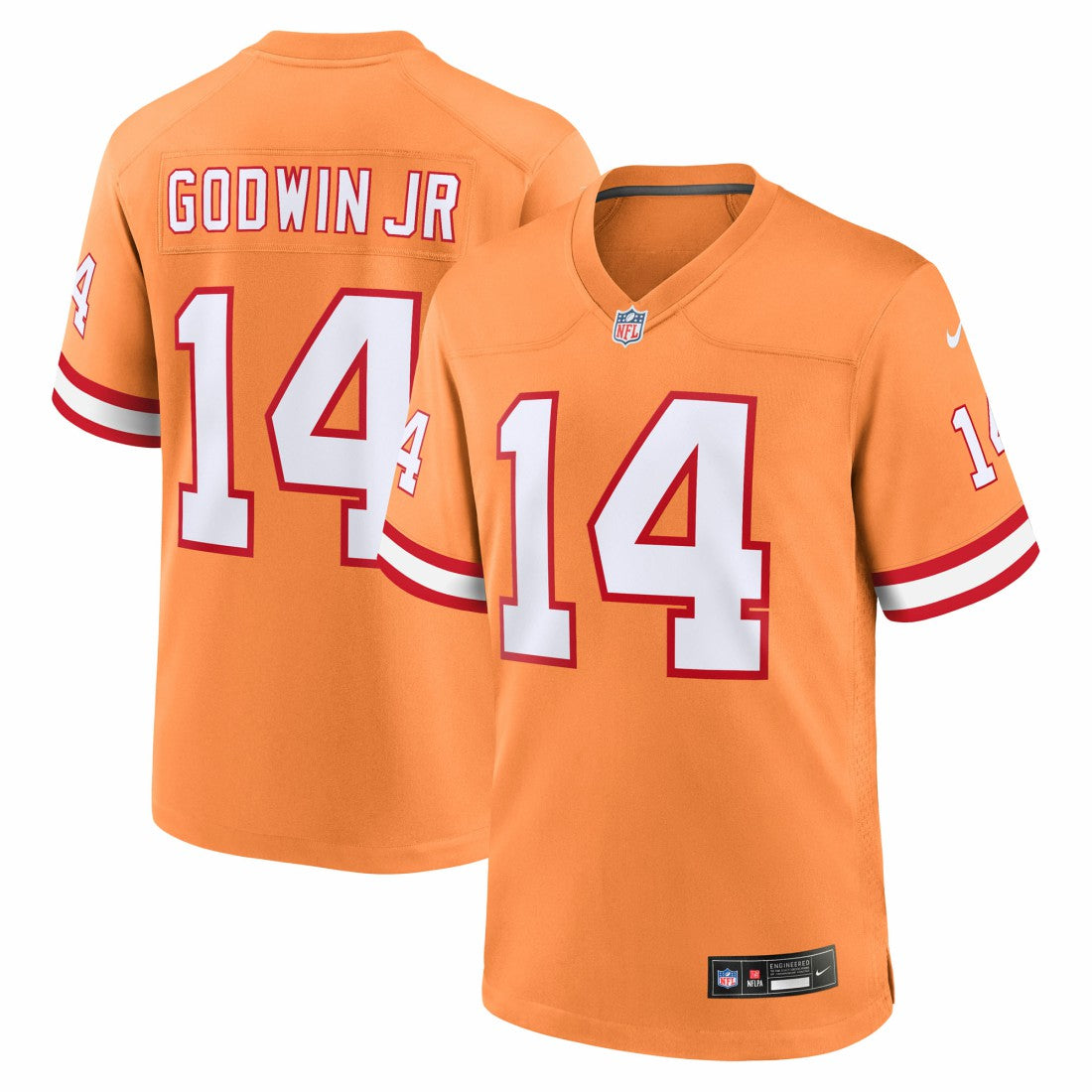 Chris Godwin Jr. Tampa Bay Buccaneers Alternate Game Player Jersey Orange - Nike