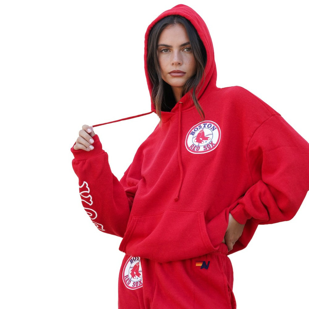 Boston Red Sox Aviator Nation x MLB Unisex Tri-Blend Pullover Hoodie Online