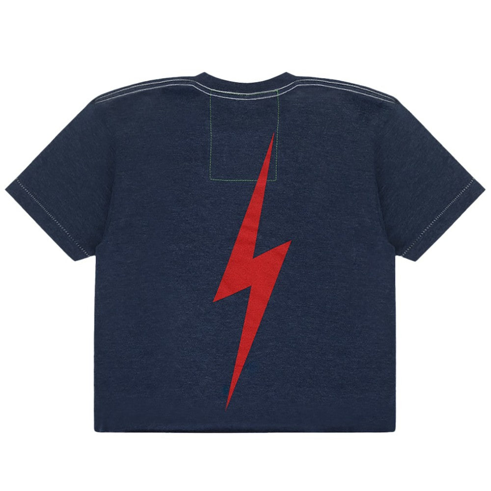 Boston Red Sox Aviator Nation x MLB Women's Cropped Boyfriend Tri-Blend T-Shirt Near Me
