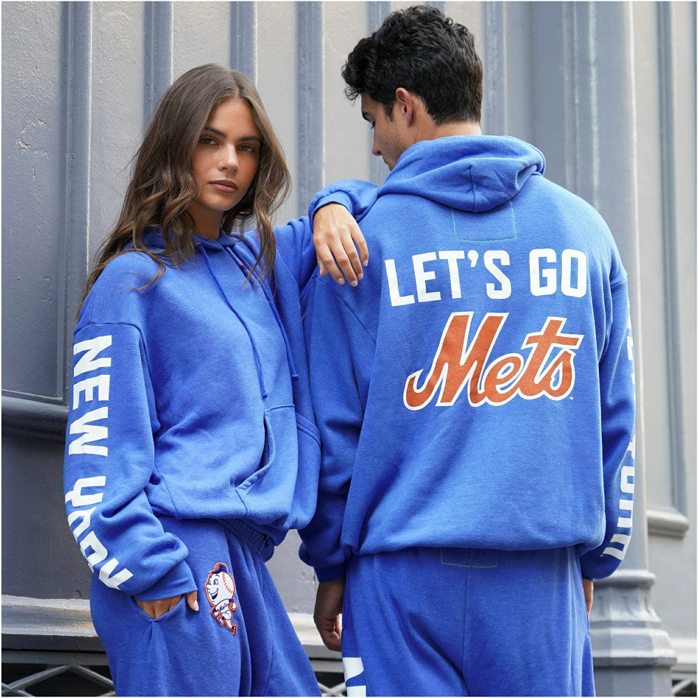 New York Mets Aviator Nation x MLB Unisex Relaxed Tri-Blend Hoodie Online