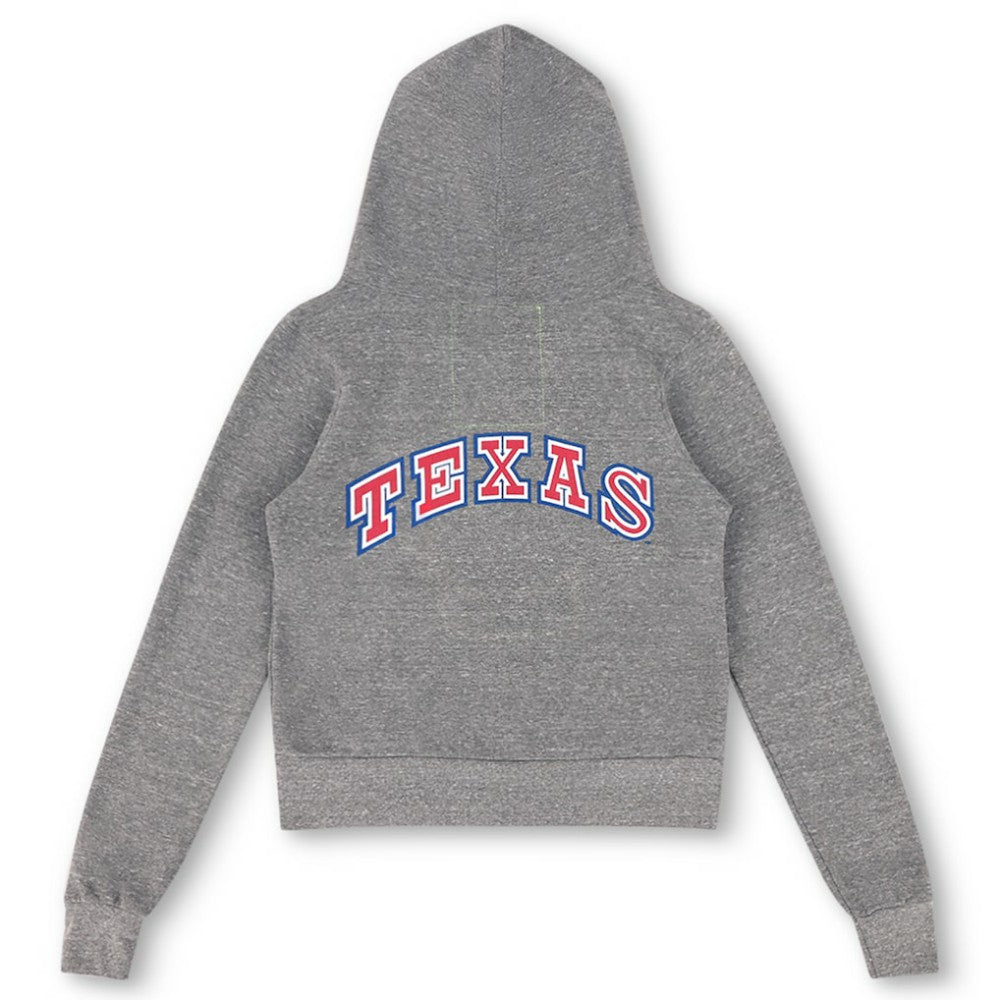 Texas Rangers Aviator Nation x MLB Unisex 5-Stripe Tri-Blend Full-Zip Hoodie Online