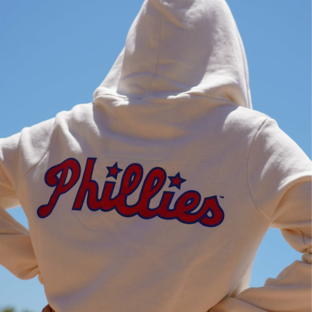 Philadelphia Phillies Aviator Nation x MLB Unisex Five-Stripe Tri-Blend Full-Zip Hoodie for sale