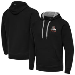 Cincinnati Bengals Antigua Streak Victory Pullover Hoodie Black - NFL