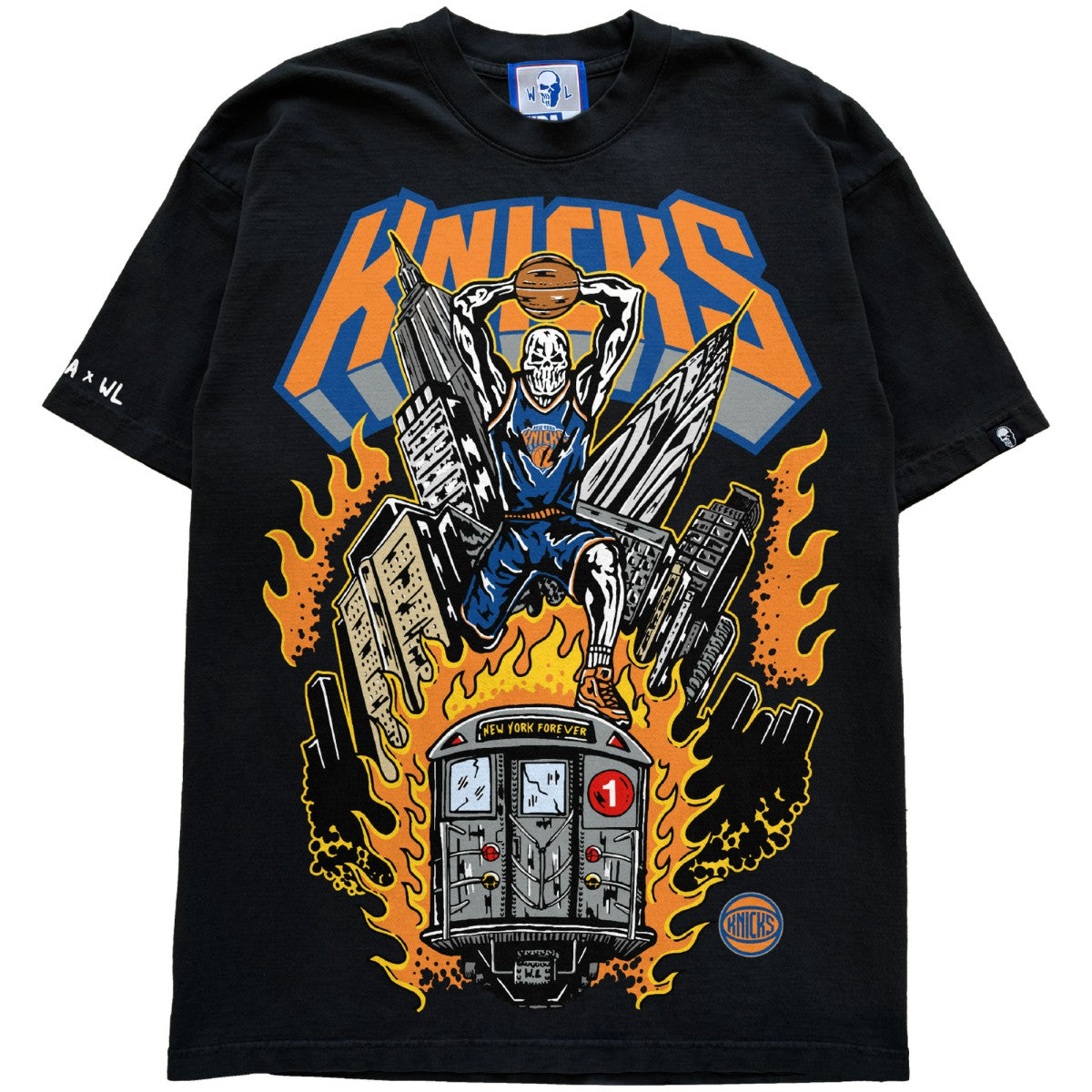 Fanatics - New York Knicks Warren Lotas x Fest Subway T-Shirt - Black
