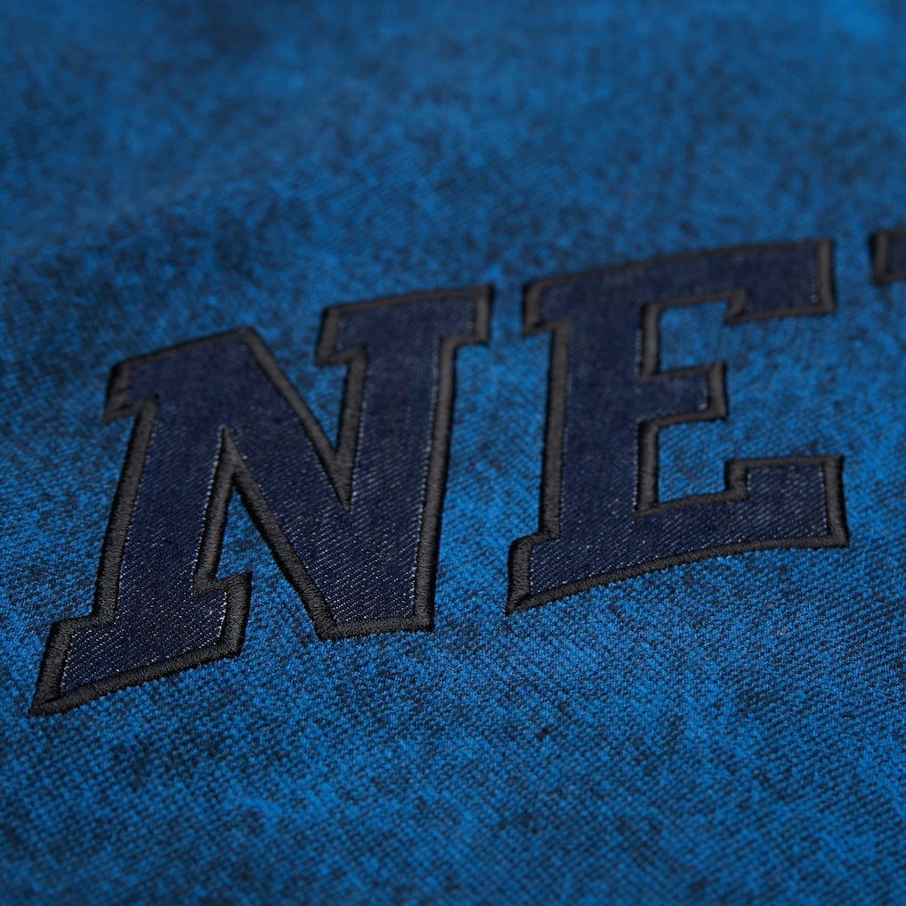 Mitchell & Ness - New York Knicks x Purple Brand Button-Up Shooting Shirt - Navy