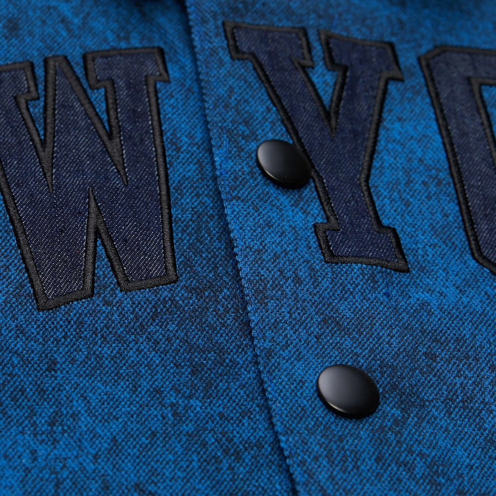 Mitchell & Ness - New York Knicks x Purple Brand Button-Up Shooting Shirt - Navy