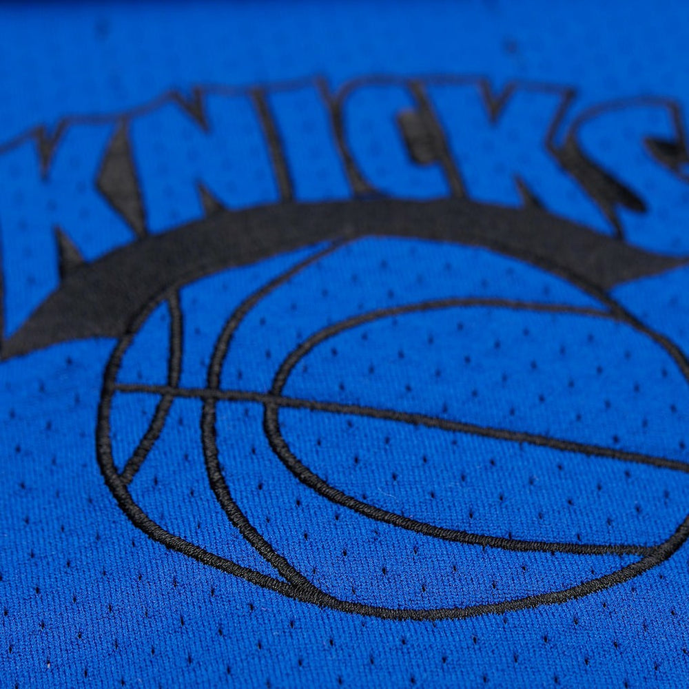 Mitchell & Ness - New York Knicks x Purple Brand Button-Up Shooting Shirt - Navy