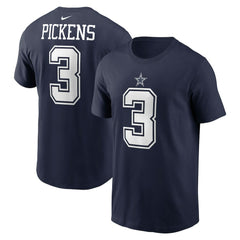 George Pickens Dallas Cowboys Name & Number T-Shirt Navy - Nike