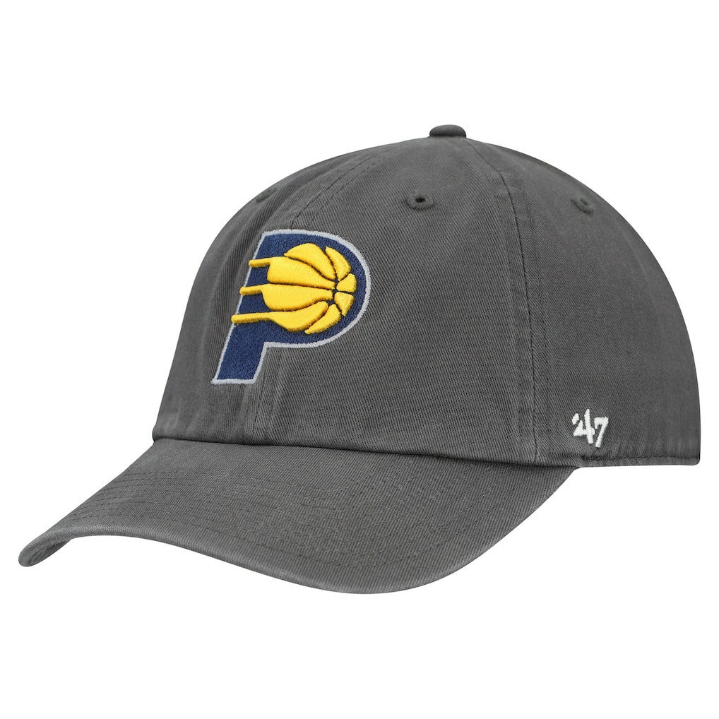 47 brand - Indiana Pacers '47 Primary Logo Clean Up Adjustable Hat - Charcoal