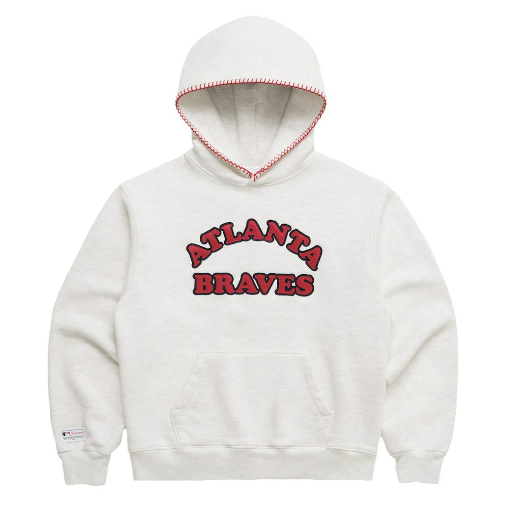 Atlanta Braves Madhappy x MLB Unisex Heavyweight Fleece Pullover Hoodie Clearance