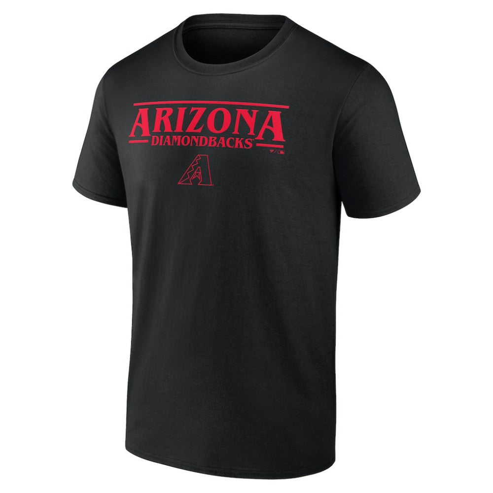 Arizona Diamondbacks Stranger Things Logo Lockup T-Shirt discount
