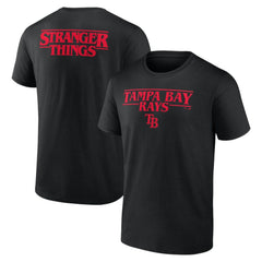Tampa Bay Rays Stranger Things Logo Lockup T-Shirt Sale
