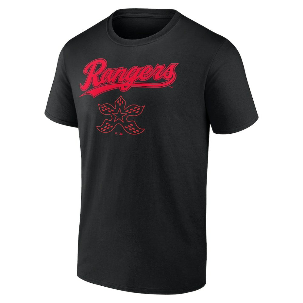 Texas Rangers Stranger Things Demogorgan T-Shirt Clearance