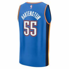 Fanatics - Isaiah Hartenstein Oklahoma City Thunder 2025 NBA Finals Champions Fast Break Replica Player Jersey - Blue - Icon Edition