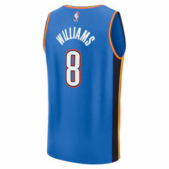 Fanatics - Jalen Williams Oklahoma City Thunder 2025 NBA Finals Champions Fast Break Replica Player Jersey - Blue - Icon Edition