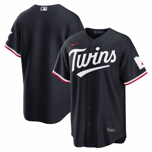 Minnesota Twins Nike Alternate Stadium Jersey - Navy | MLB Jerseys