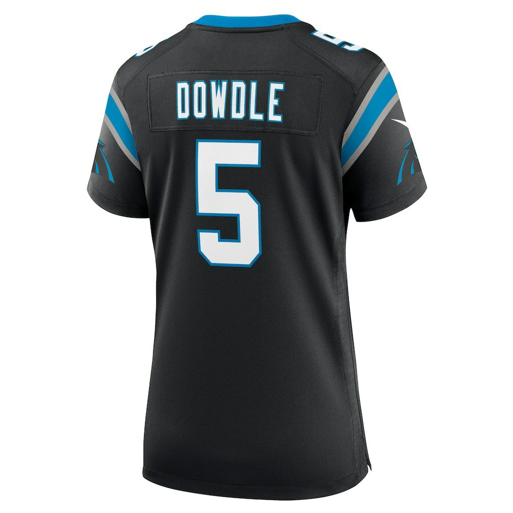 Rico Dowdle Carolina Panthers Women's Team Game Jersey - Black | NFL Jerseys