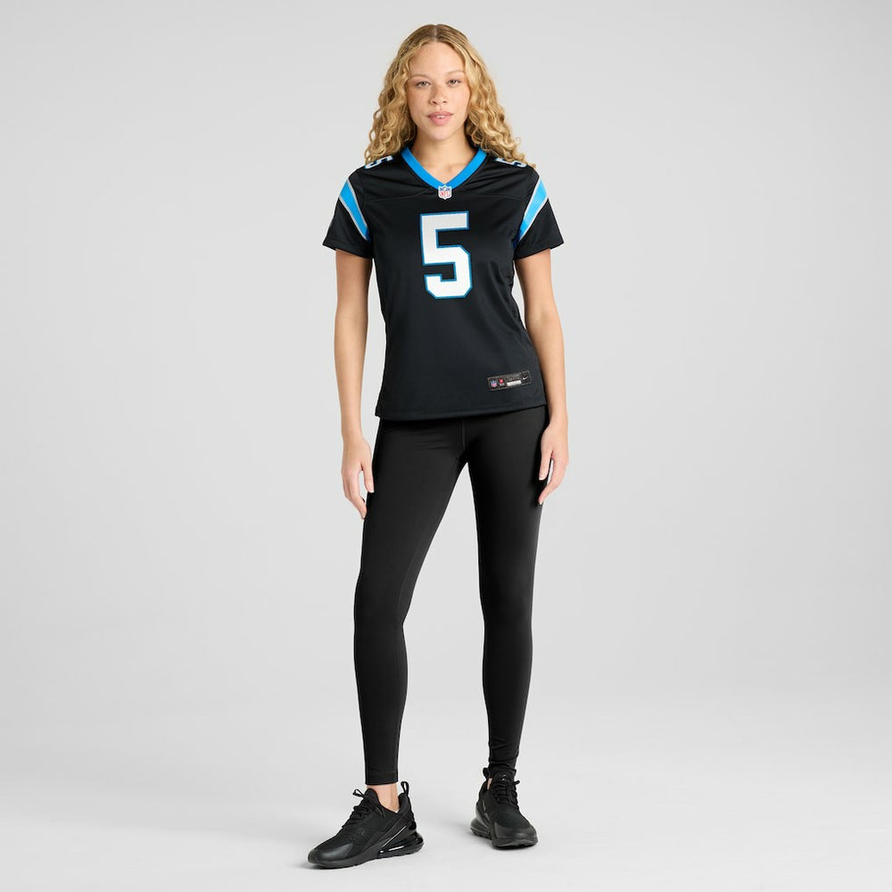 Rico Dowdle Carolina Panthers Women's Team Game Jersey Black - Nike