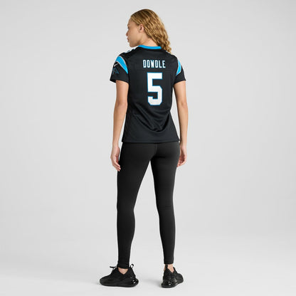 Rico Dowdle Carolina Panthers Women's Team Game Jersey - Black | NFL Jerseys
