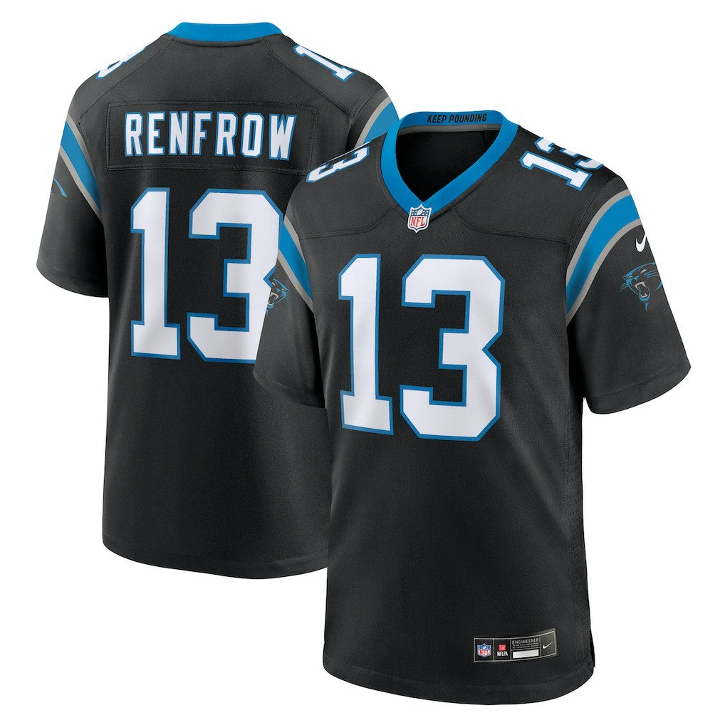 Hunter Renfrow Carolina Panthers Team Game Jersey - Black | NFL Jerseys