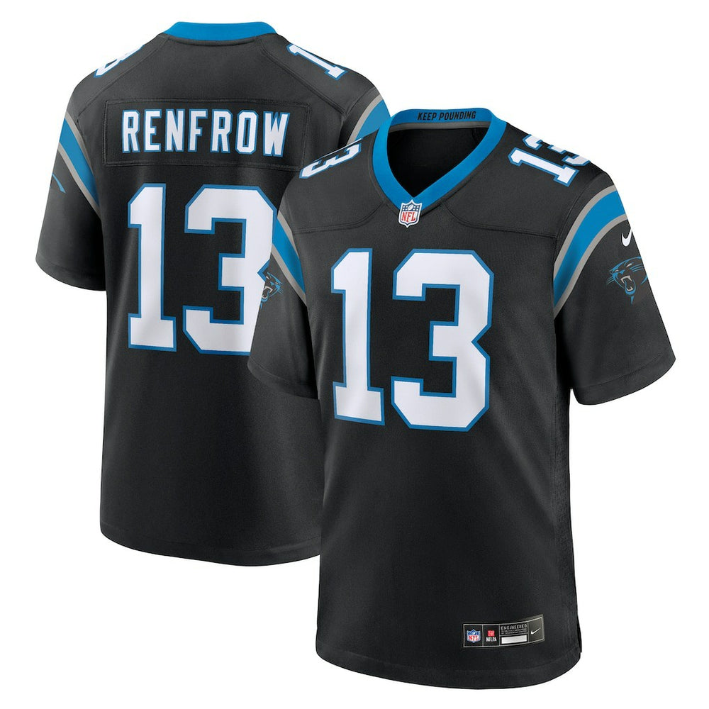 Hunter Renfrow Carolina Panthers Team Game Jersey Black - Nike