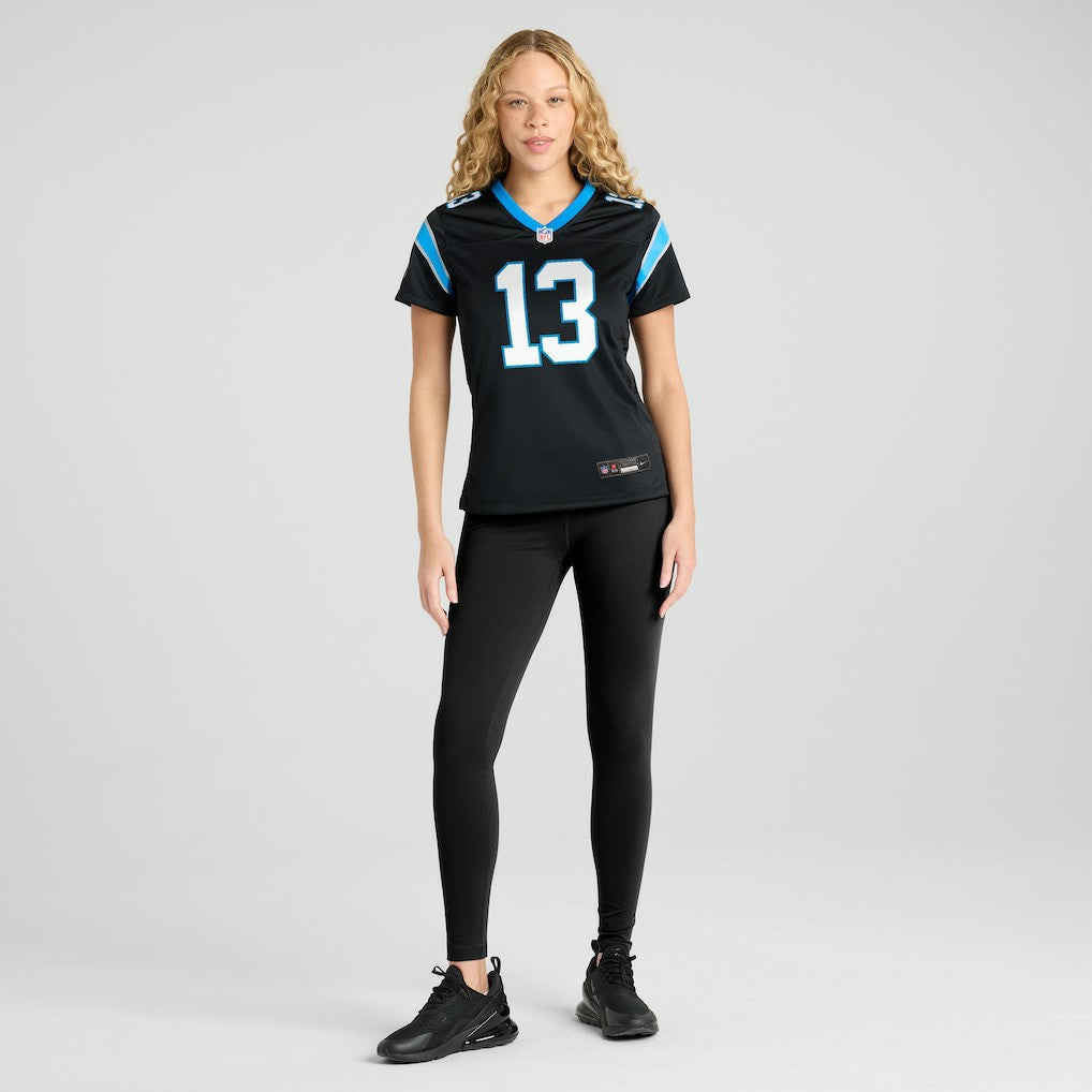 Hunter Renfrow Carolina Panthers Women's Team Game Jersey Black - Nike