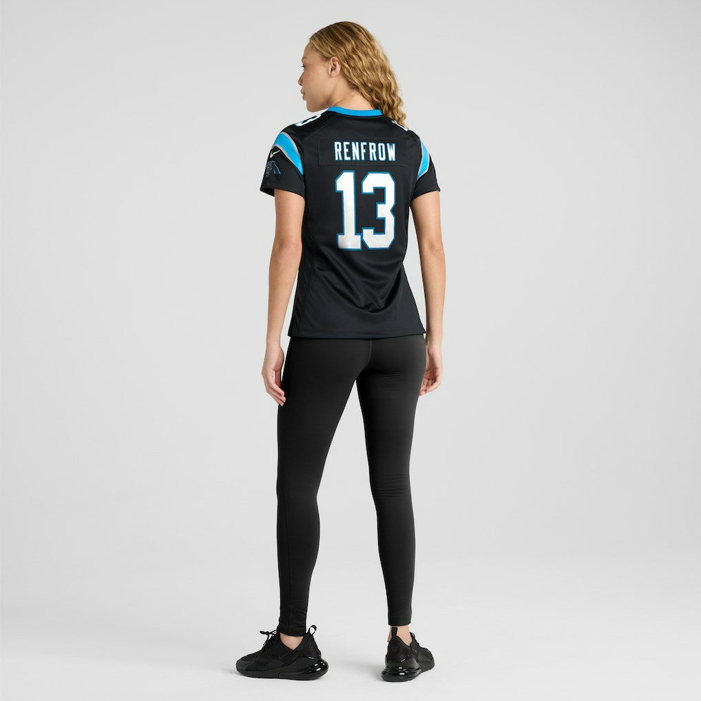 Hunter Renfrow Carolina Panthers Women's Team Game Jersey Black - Nike