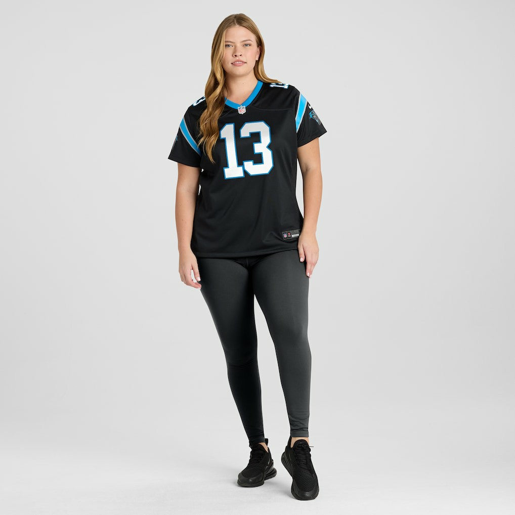 Hunter Renfrow Carolina Panthers Women's Team Game Jersey Black - Nike