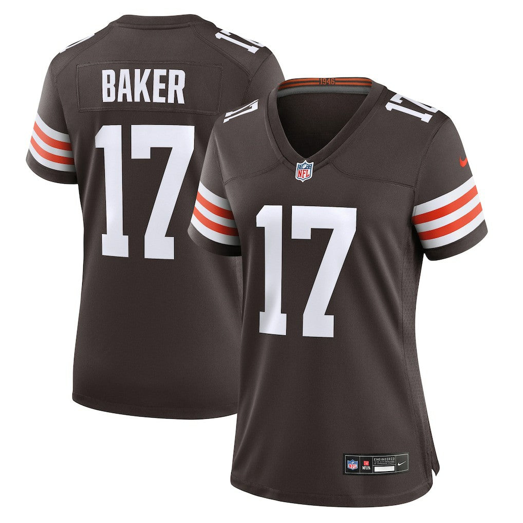 Jerome Baker Cleveland Browns Women's Team Game Jersey Brown - Nike