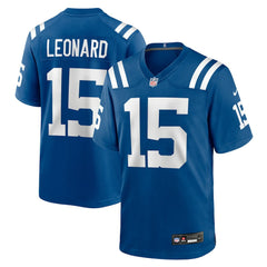 Riley Leonard Indianapolis Colts Team Game Jersey Royal - Nike