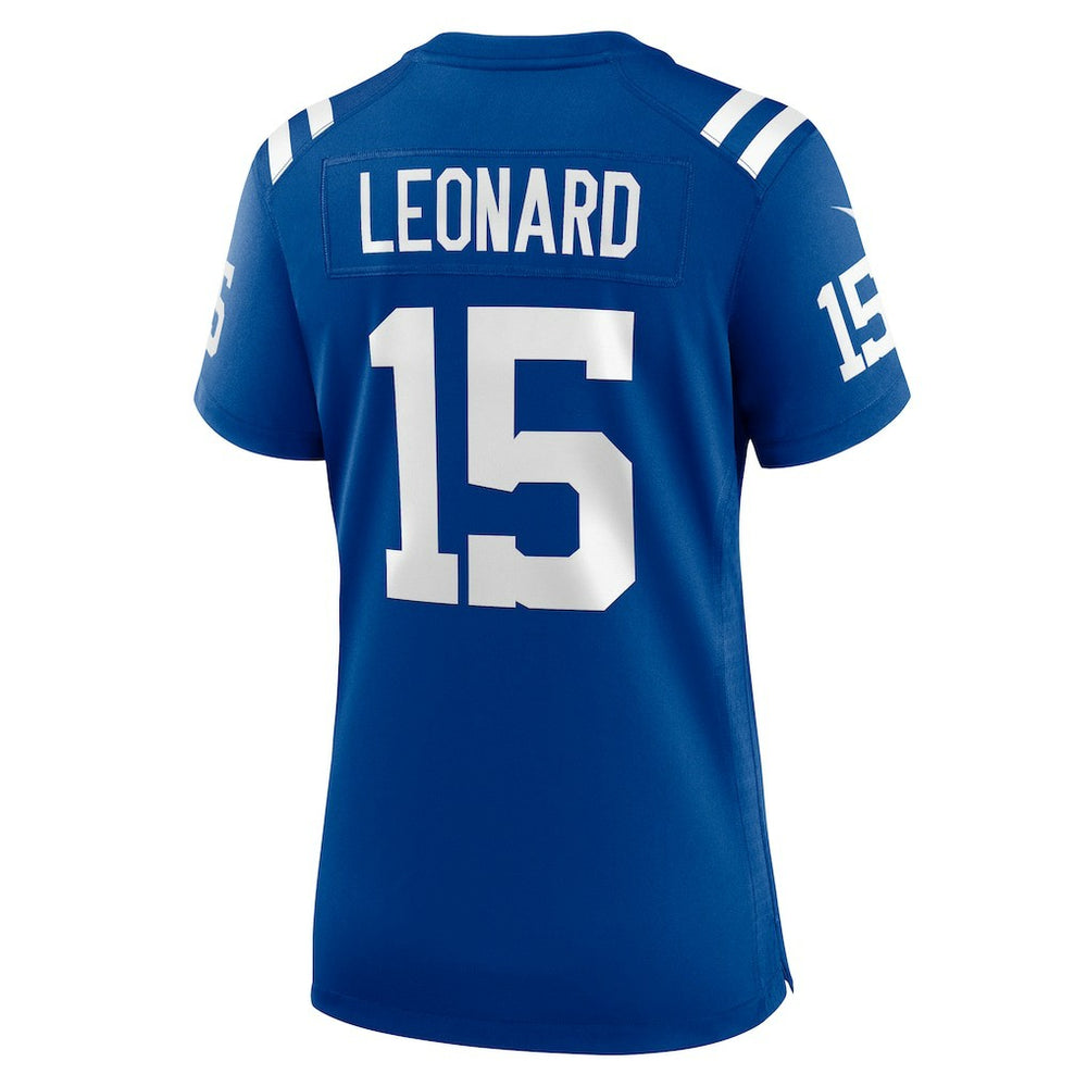 Riley Leonard Indianapolis Colts Women's Team Game Jersey Royal - Nike