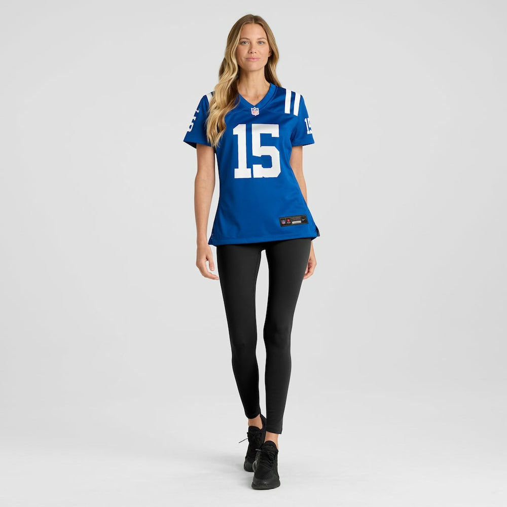 Riley Leonard Indianapolis Colts Women's Team Game Jersey Royal - Nike