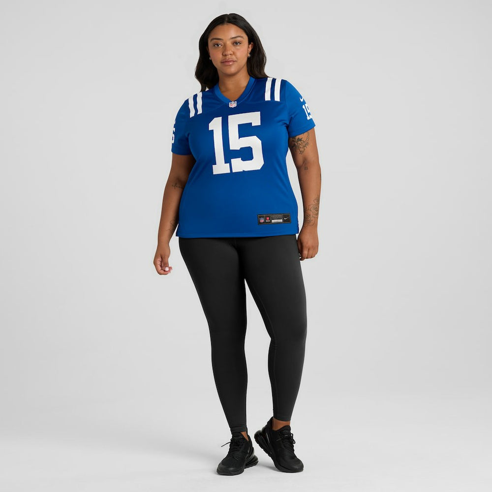 Riley Leonard Indianapolis Colts Women's Team Game Jersey Royal - Nike