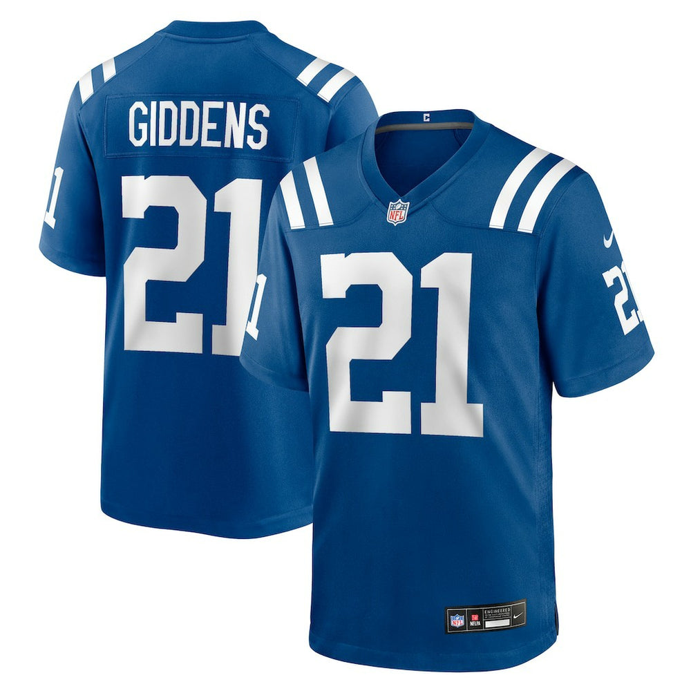 DJ Giddens Indianapolis Colts Team Game Jersey Royal - Nike